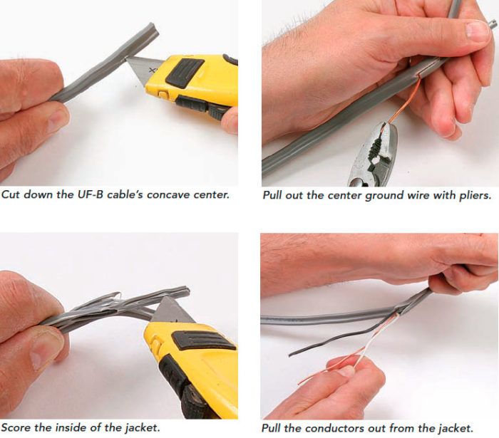 How to Strip Uf Wire