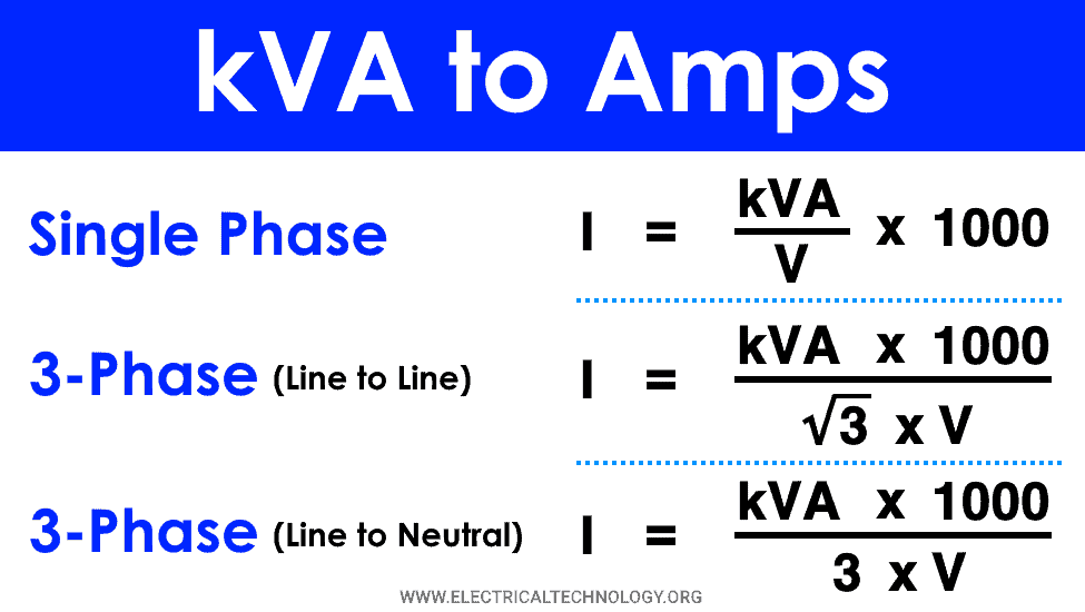 Kva into Amp